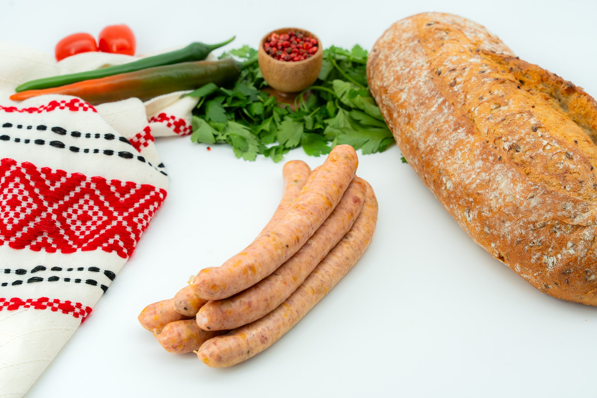 Carnati grill picanti cu cascaval 300g